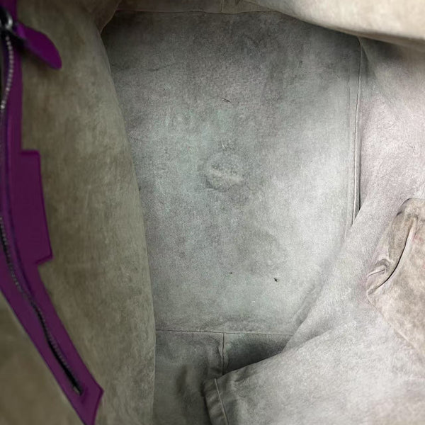Bottega Veneta Purple Intrecciato Leather Medium Garda Tote