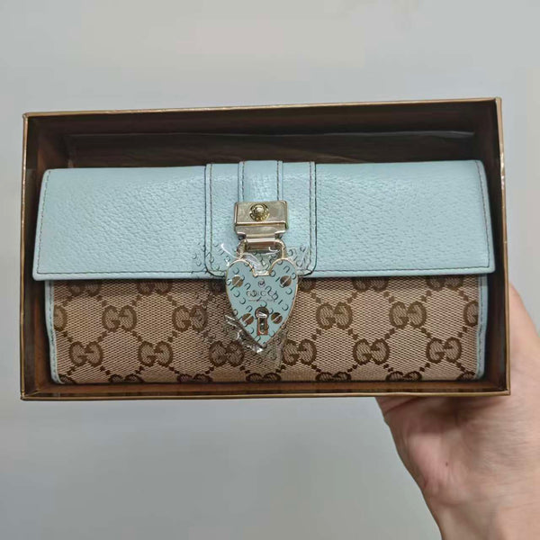 Gucci Vintage GG Supreme French Purse - Brown Wallet