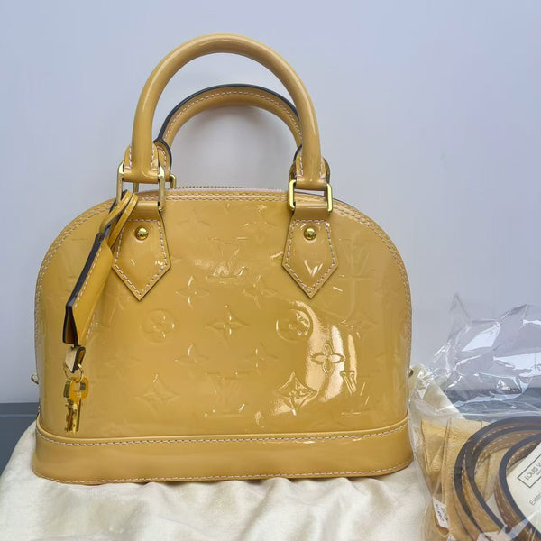 Yellow LV Alma bb Bag