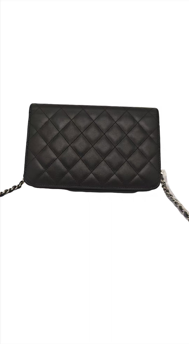Chanel Black CC Cambon Wallet On Chain