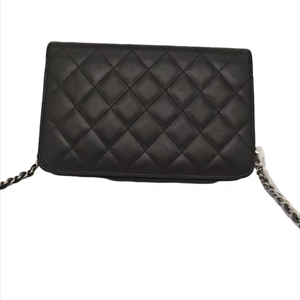 Chanel Black CC Cambon Wallet On Chain