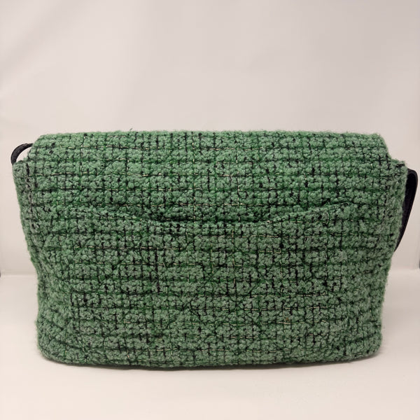 CHANEL 2.55 Easy Reissue Tweed Messenger Flap Bag