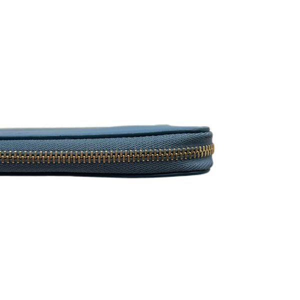 Celine Blue Leather Wallet