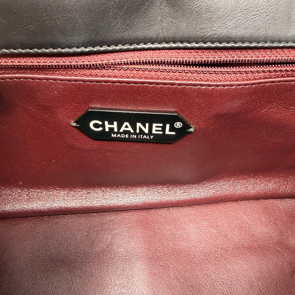 CHANEL Rare 2016 2.55 Reissue Hanger Flap Bag Black Aged Calfskin Gold Hardware