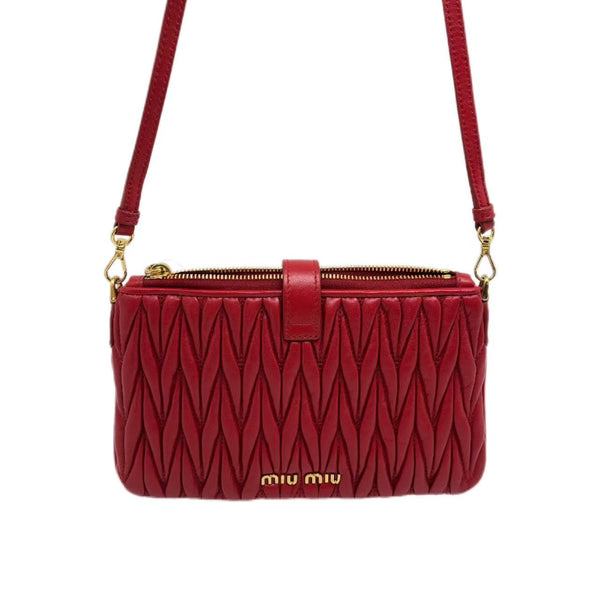 Red Miumiu Cross Body Bag