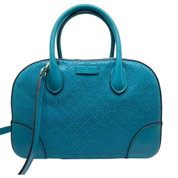 Gucci Blue Boston Bag