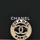 CHANEL Metal CC Paris Brooch Silver