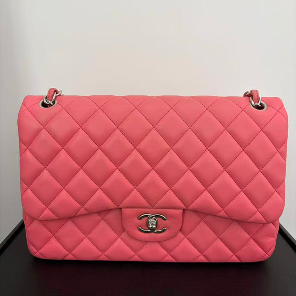 Chanel Lambskin Quilted Jumbo CF