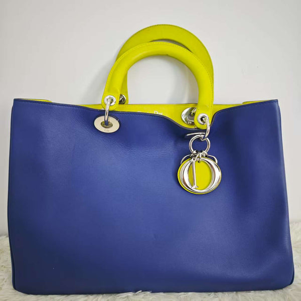 Dior Multicolor Leather Large Diorissimo Shopper Tote