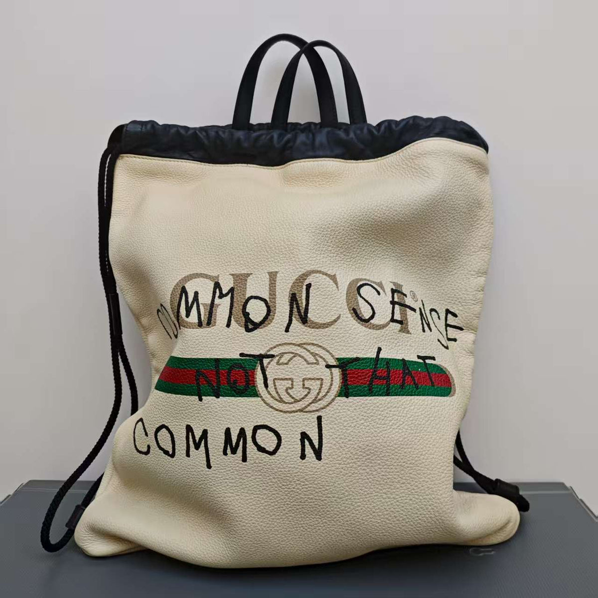 Gucci Backpack WhiteBased Black