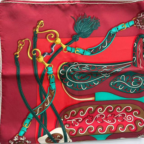 Hermes Petite Main Care 9 Silk Scarf