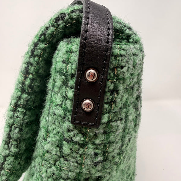 CHANEL 2.55 Easy Reissue Tweed Messenger Flap Bag