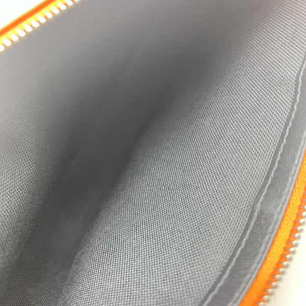 Burberry Orange/Black Leather Mini Double Olympia Bag