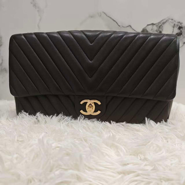 Chanel Chevron Flap Bag
