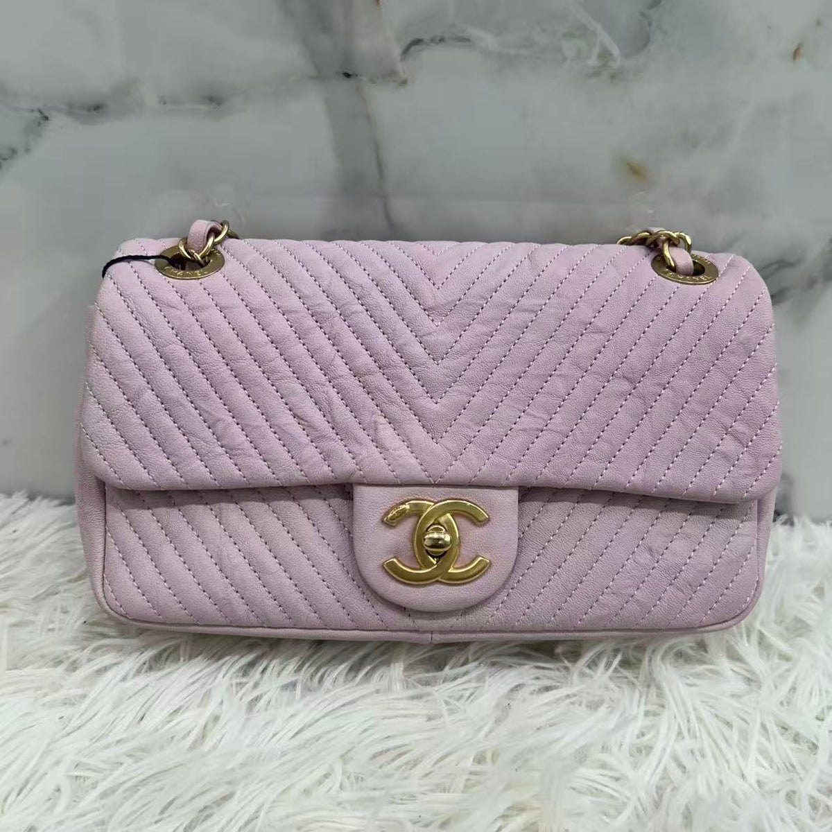 Chanel Chevron Flap Bag