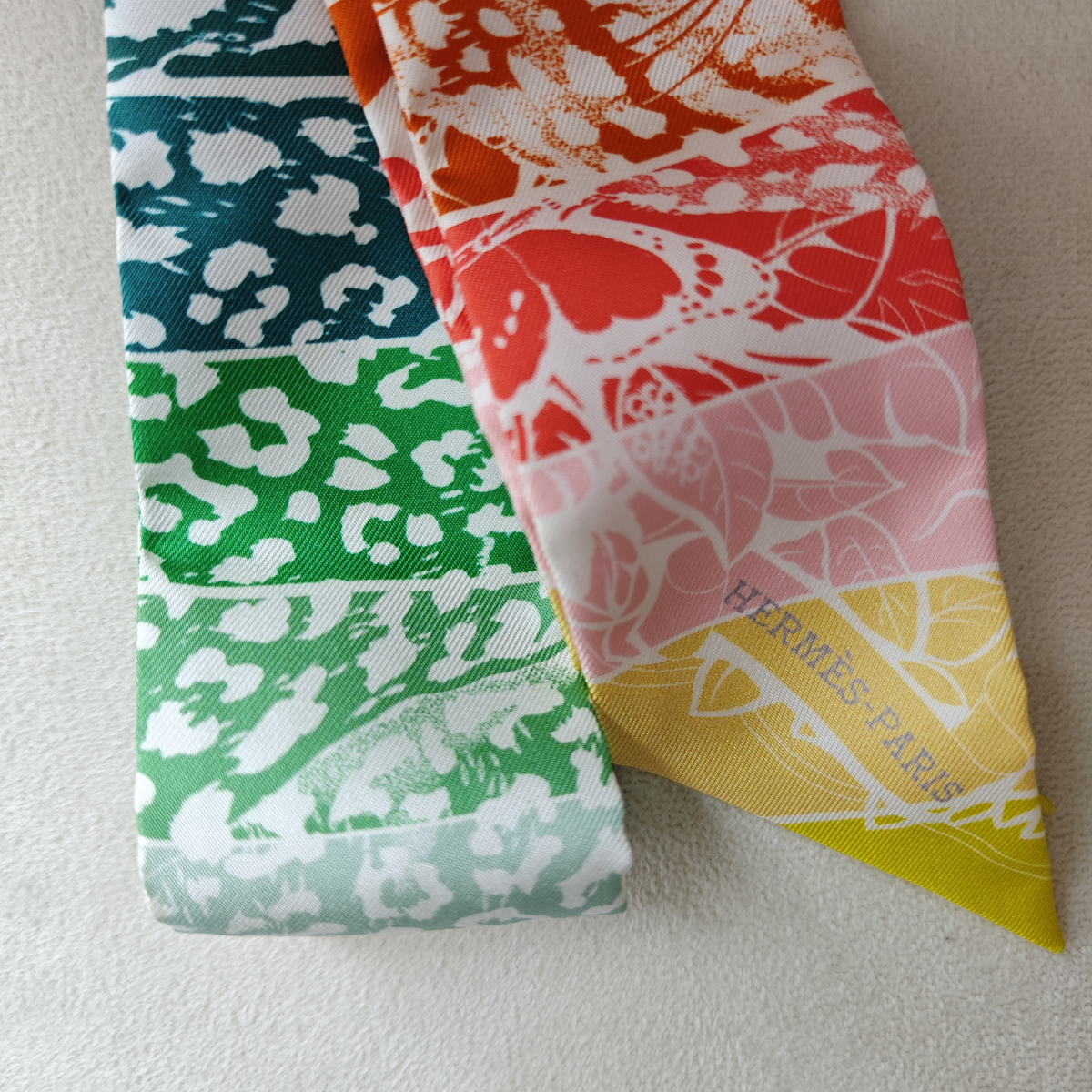 Hermès Rainbow Twilly Scarf