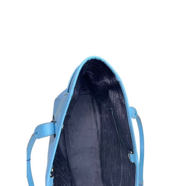Loewe Blue Leather Heritage Tote