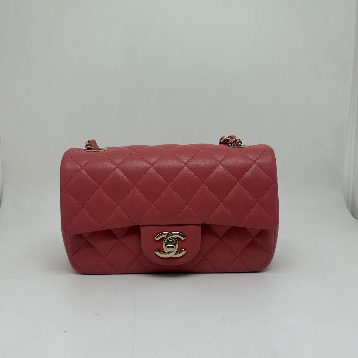 Chanel quilted lambskin flap bag
