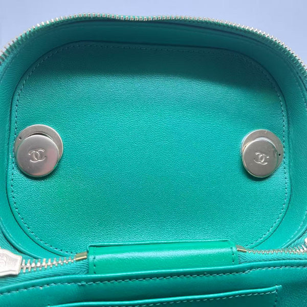Chanel Green Vanity Vanity Bag