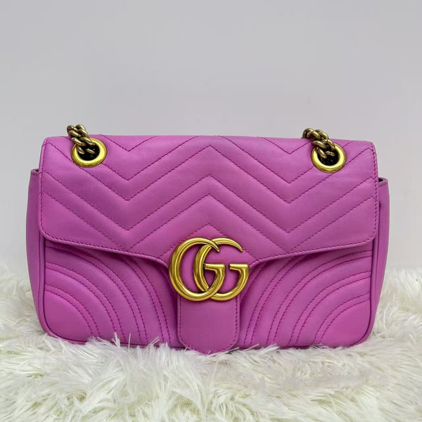 Gucci GG Marmont Shoulder Bag Candy Pink