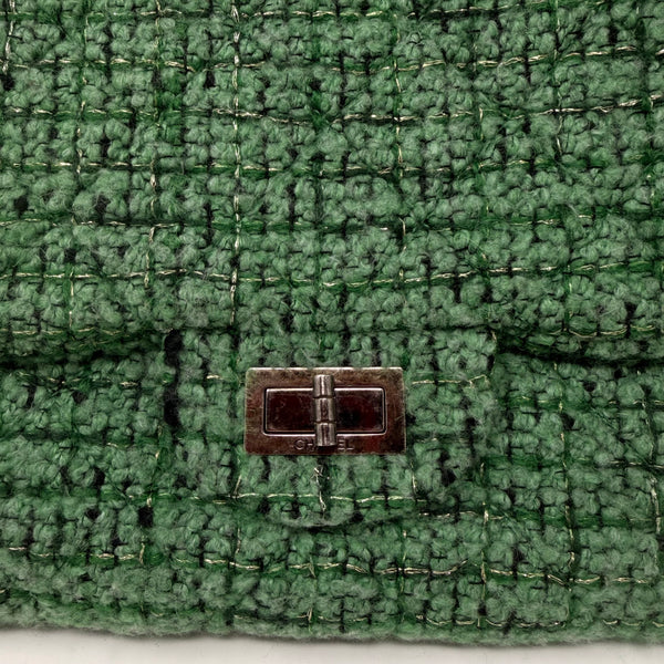 CHANEL 2.55 Easy Reissue Tweed Messenger Flap Bag