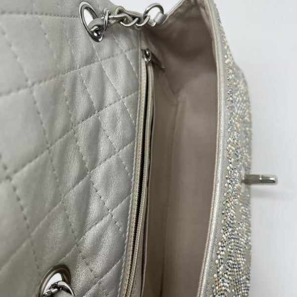 CHANEL Mineral Nights Cross body Bag Strass Embellished Leather