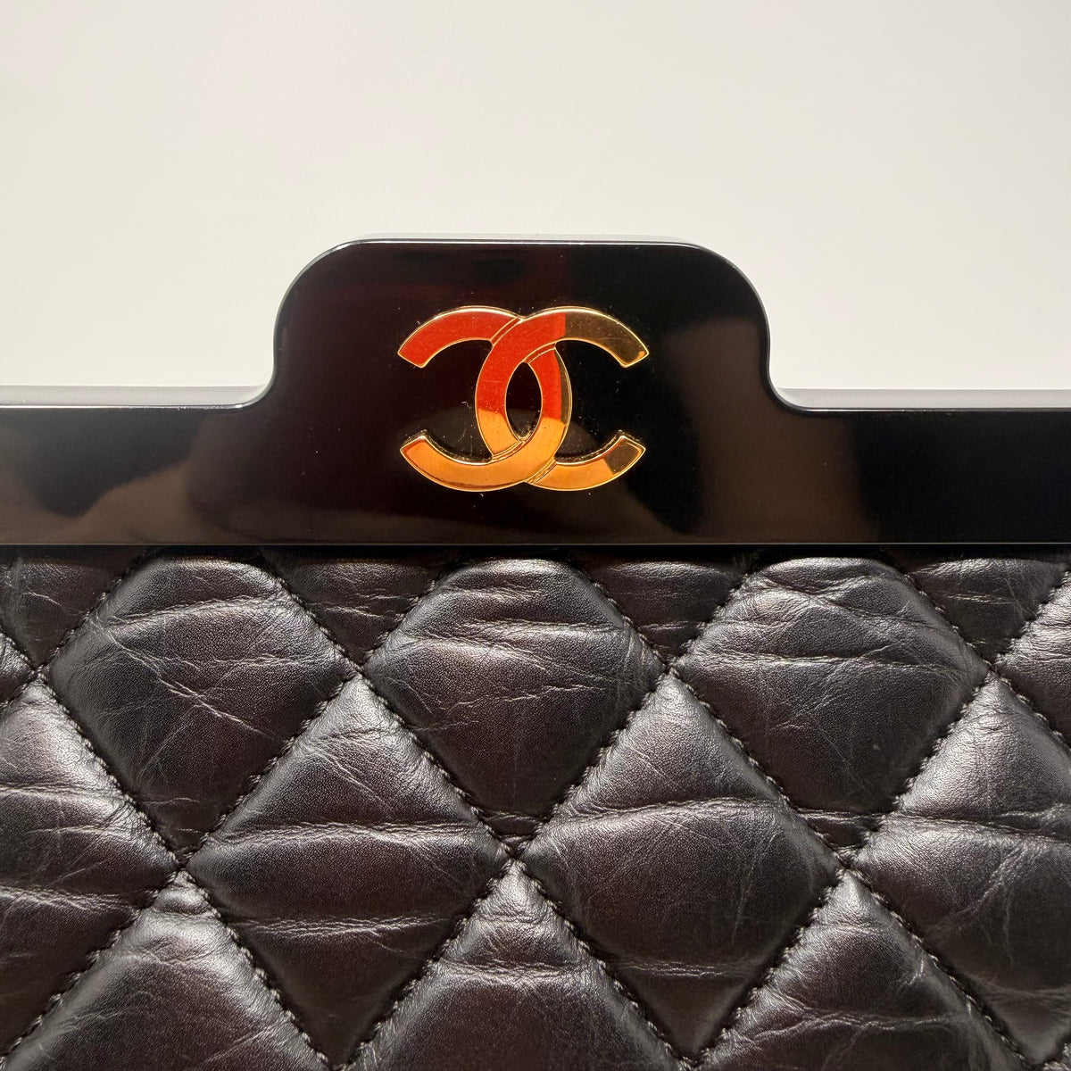 CHANEL Rare 2016 2.55 Reissue Hanger Flap Bag Black Aged Calfskin Gold Hardware