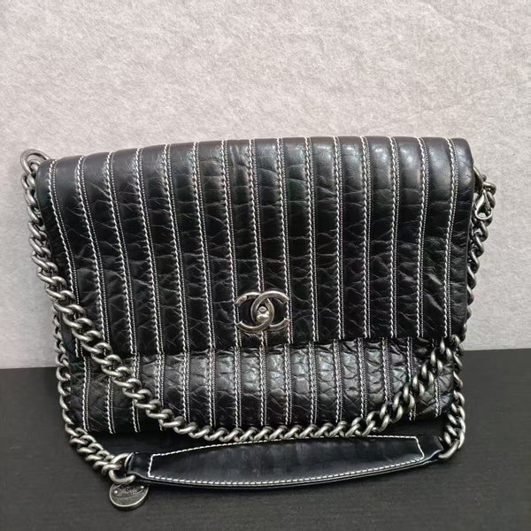 Chanel vertical flap bag