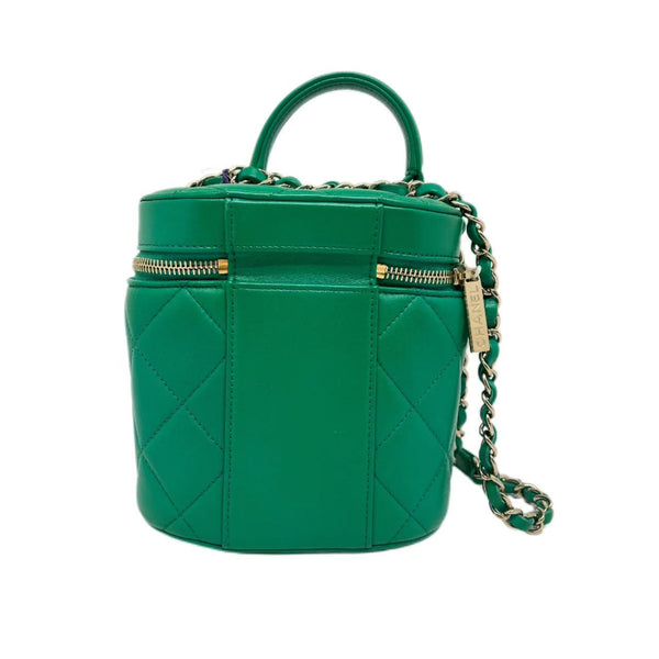 Chanel Green Vanity Vanity Bag