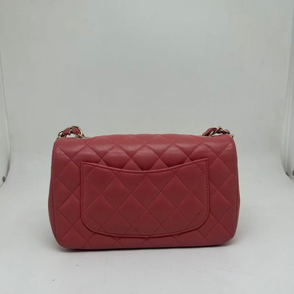 Chanel quilted lambskin flap bag