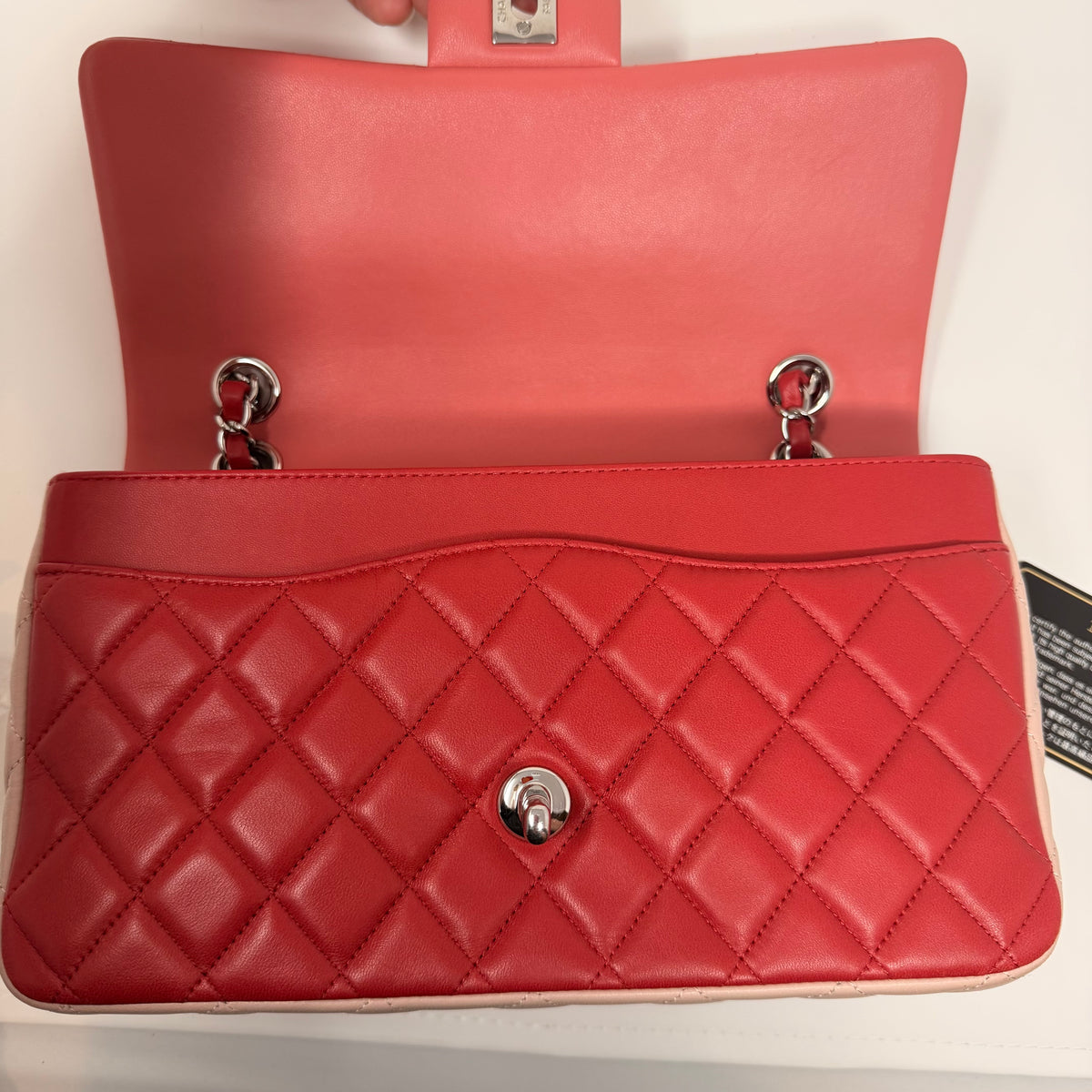 Chanel red and pink