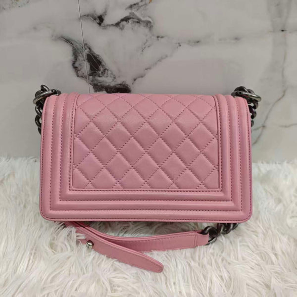 Chanel Medium Boy Bag Pink Shoulder Bags