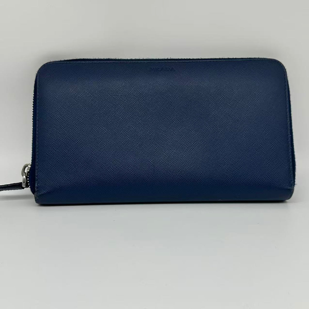 Prada Saffiano leather zip-around continental wallet