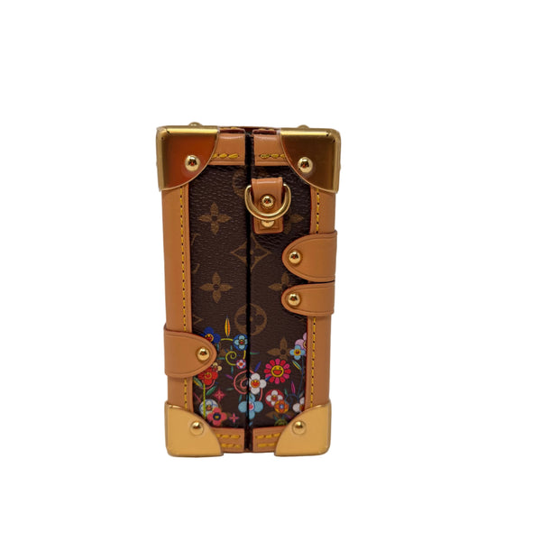 LOUIS VUITTON x Takashi Murakami Petite Malle Monogram Floral Mini Trunk Bag M13667
