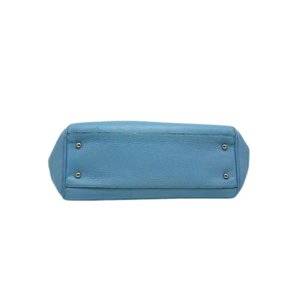 Loewe Blue Leather Heritage Tote