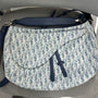 Christian Dior Saddle Soft Bag Kasuri Oblique canvas