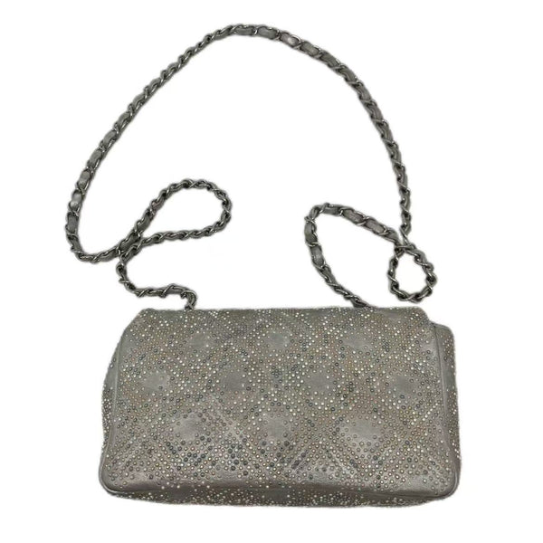 CHANEL Mineral Nights Cross body Bag Strass Embellished Leather