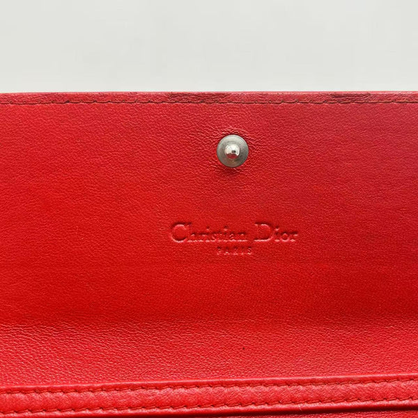Red Dior Wallet