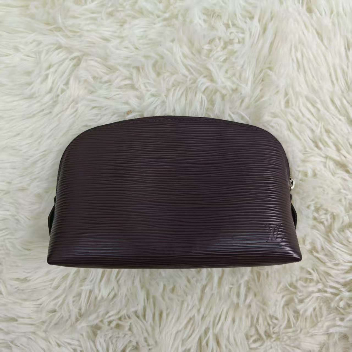 LOUIS VUITTON Epi Dark Purple Epi Leather Bag
