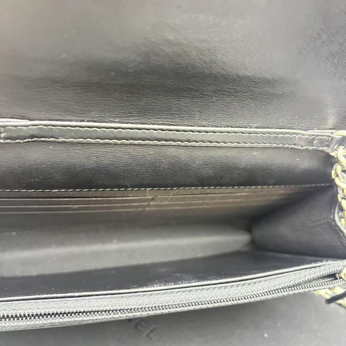 Chanel Wallet on Chain Chevron Lambskin Bag