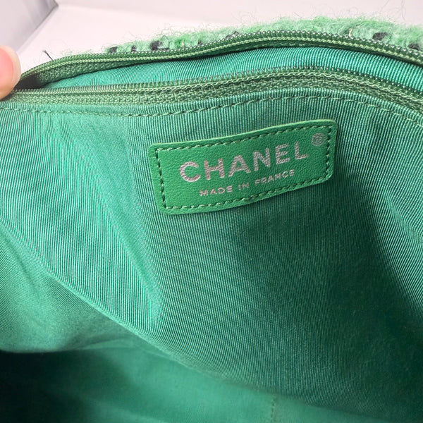 CHANEL 2.55 Easy Reissue Tweed Messenger Flap Bag