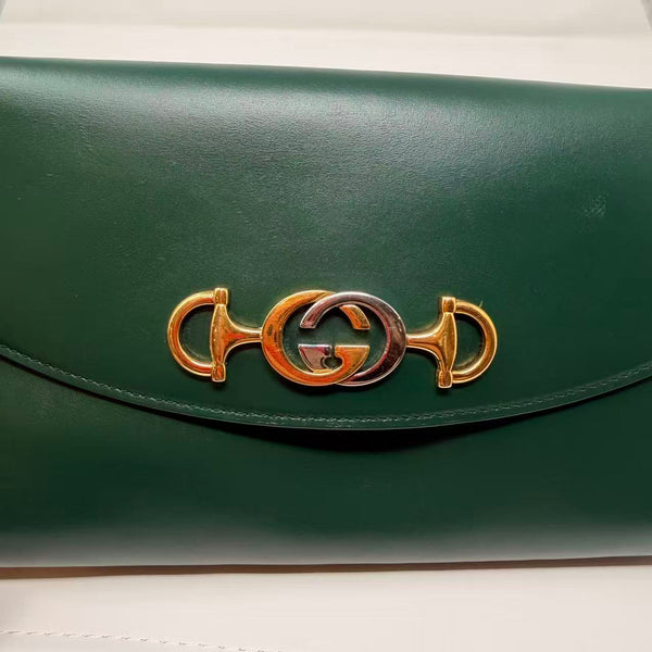GUCCI Interlocking G Horsebit Zumi  Shoulder Bag