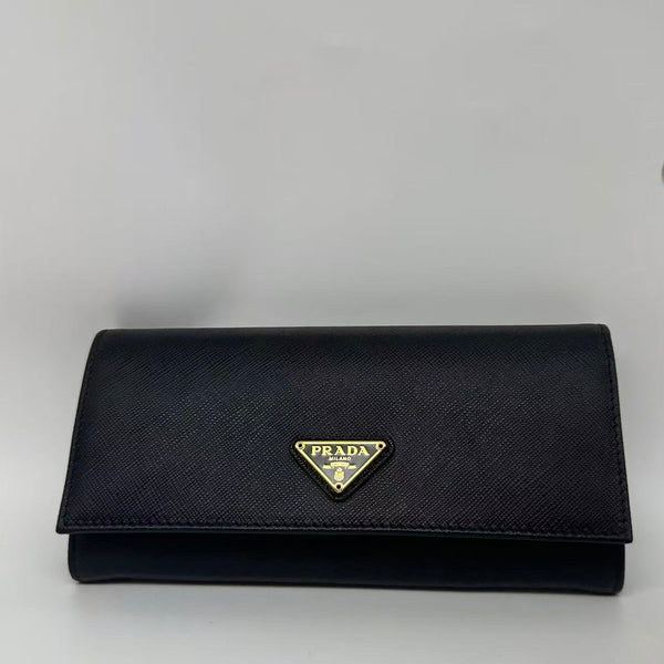 Prada Large Saffiano Leather Wallet