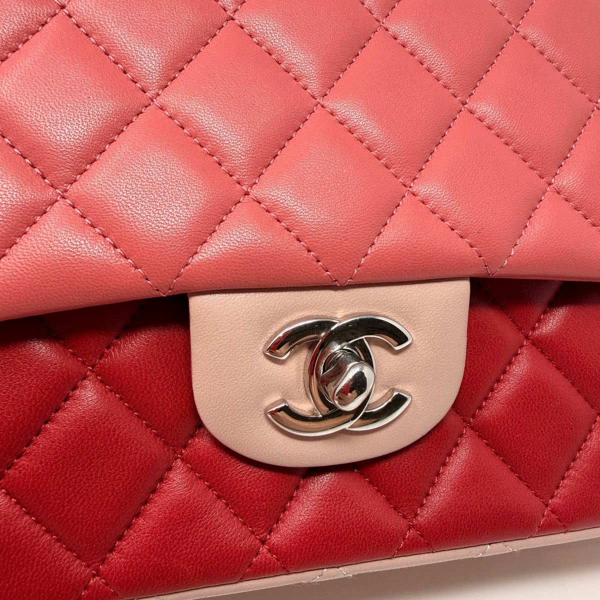 Chanel red and pink