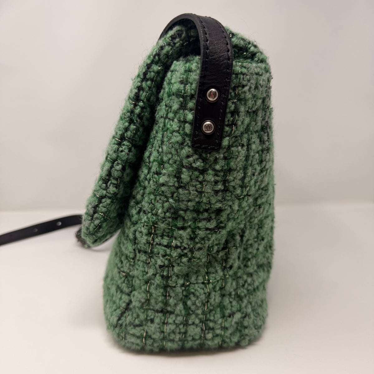 CHANEL 2.55 Easy Reissue Tweed Messenger Flap Bag