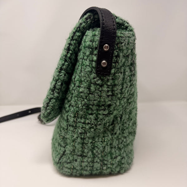 CHANEL 2.55 Easy Reissue Tweed Messenger Flap Bag