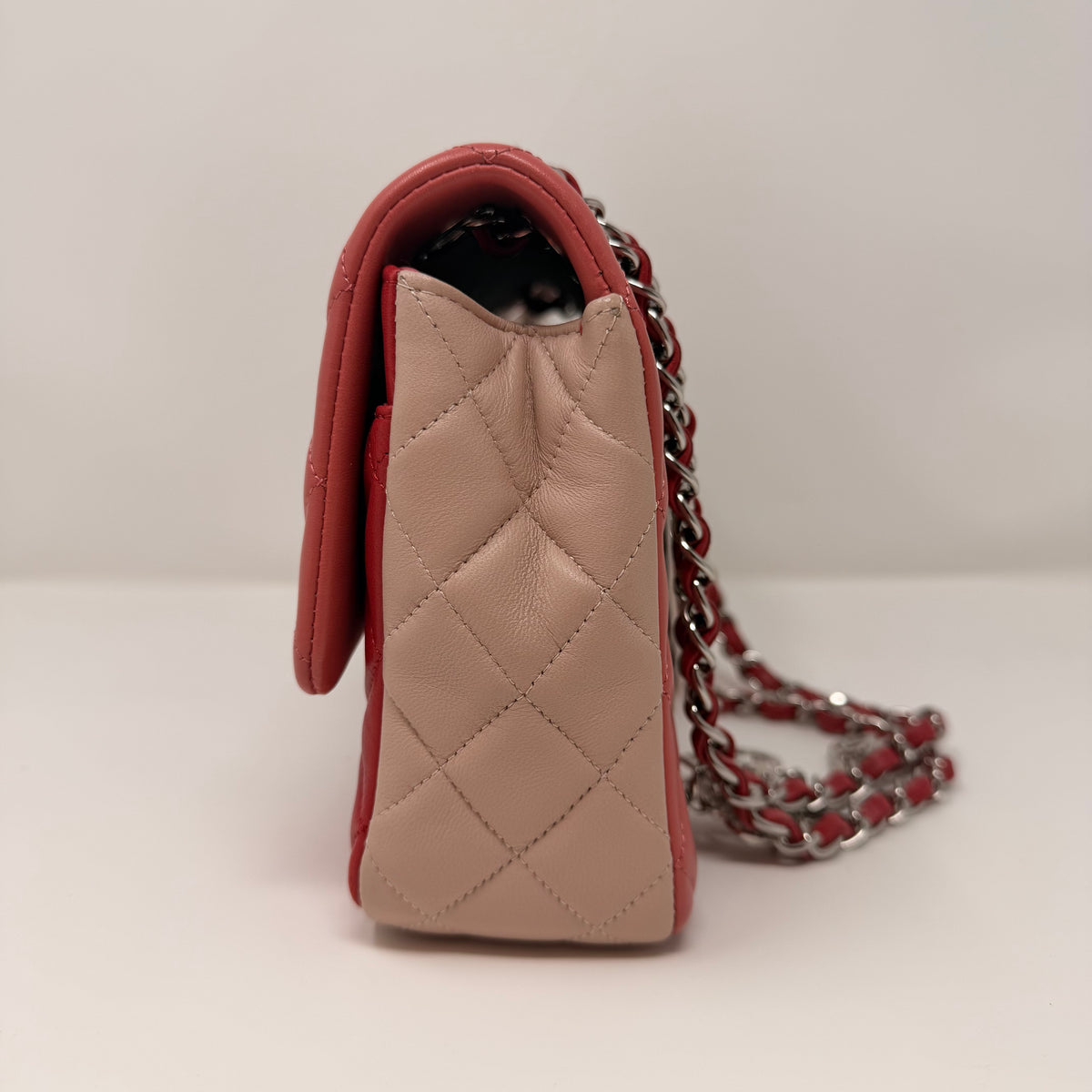 Chanel red and pink