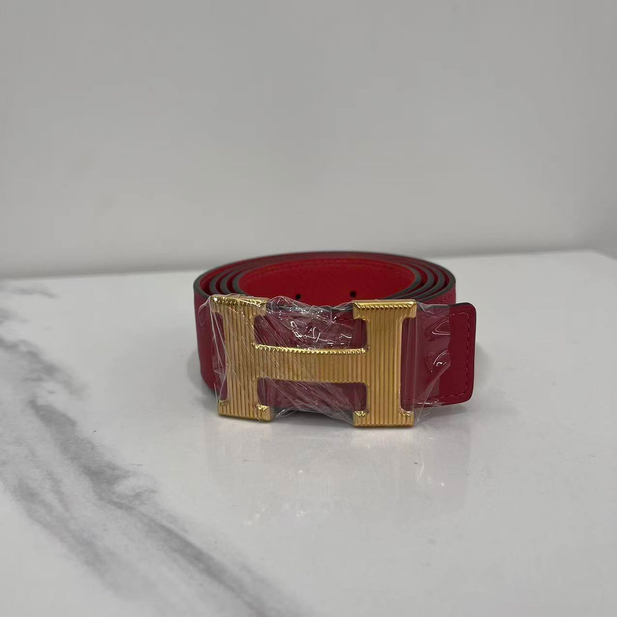 Hermès Constance H-buckle reversible leather belt