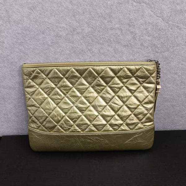 Chanel Gold Gabrielle Medium case Clutch