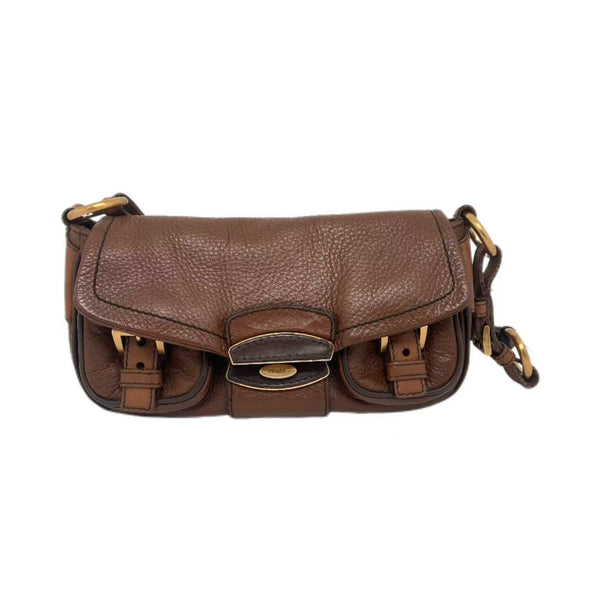 Brown Prada Vintage Hobo Bag